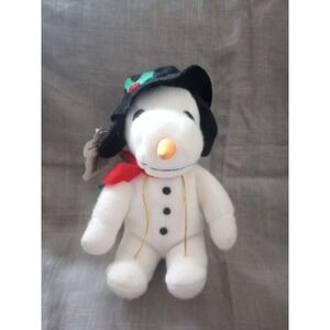 Snowman‎ Snoopy Christmas Plush Stuffed Whitman's Peanuts